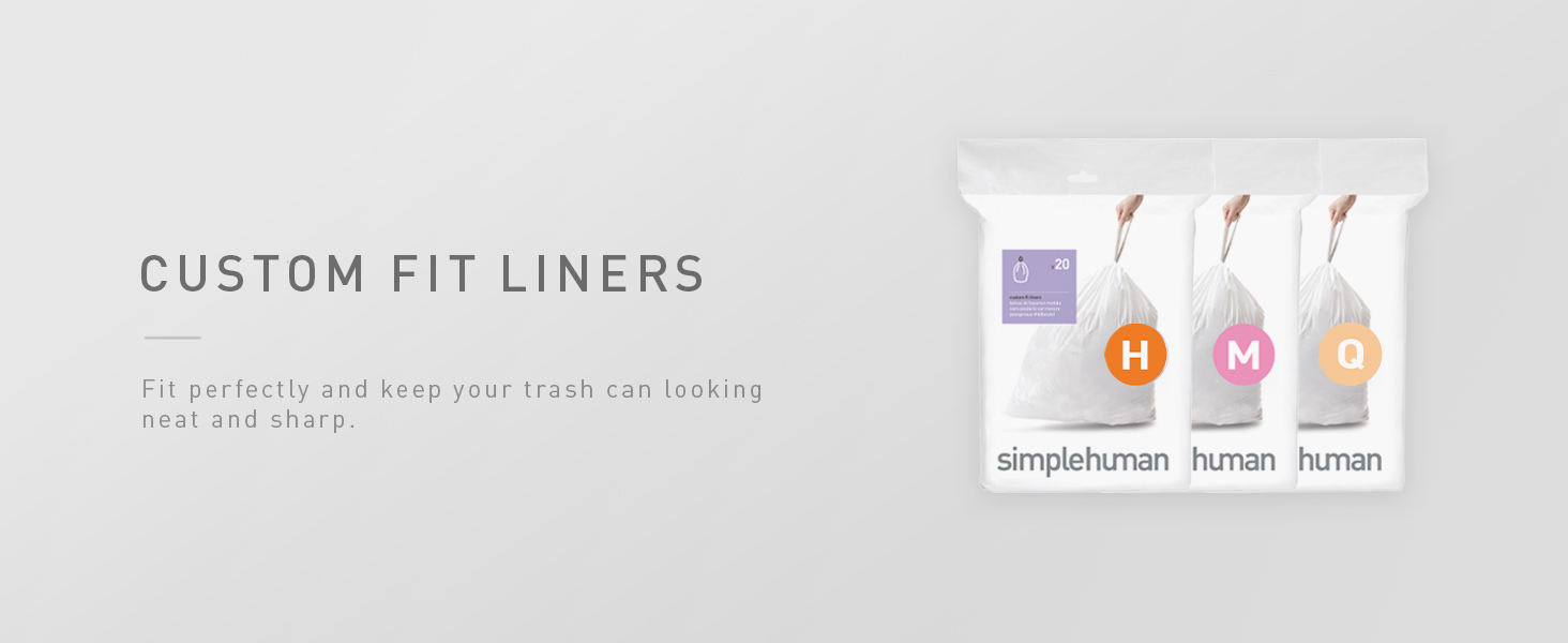 Custom Fit Liners | Fit perfectly and keep your trash can looking neat and sharp