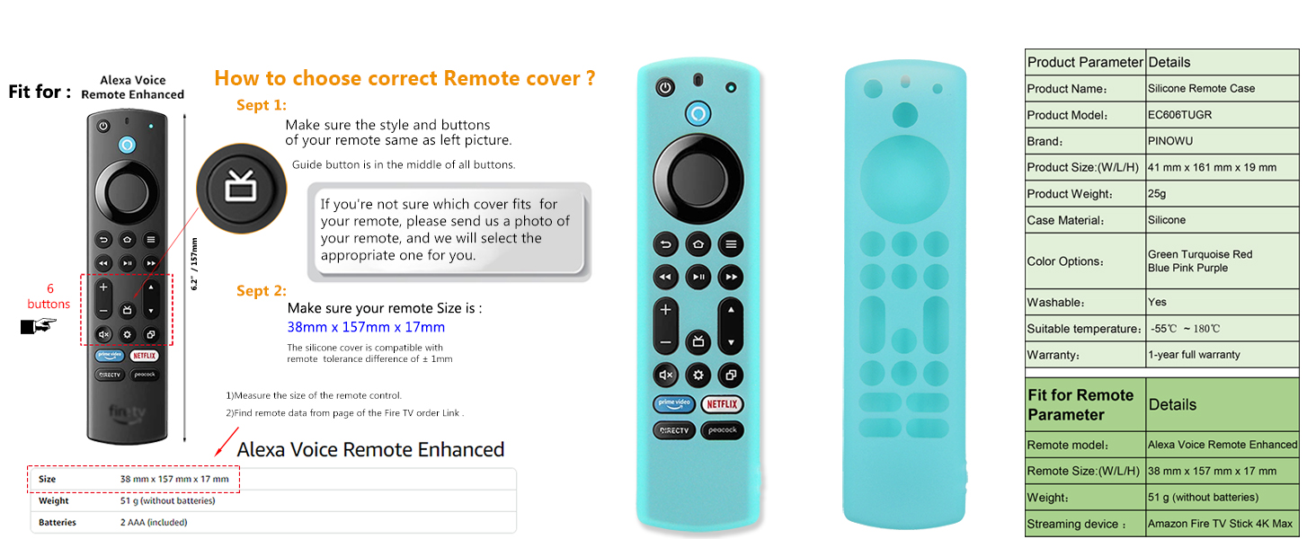 Remote size