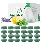 Pest Rodent Repellent, 24 Pack Peppermint Oil Repellent for Mouse Rats Spider Roach Ant Squirrel ...