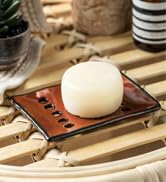 Cormomu Soap Holder with Self Drain, Soap Dishes for Bar Soap, Ceramic Soap Dish for Shower, Japa...