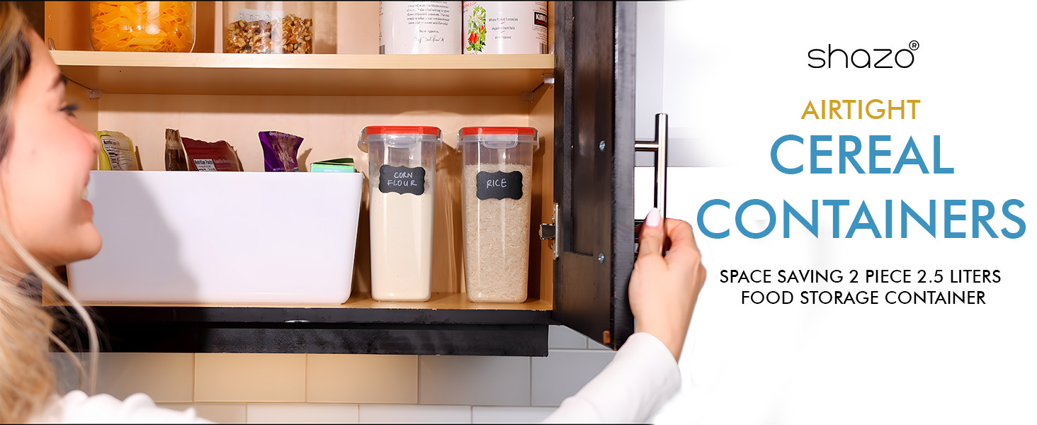 cereal containers storage dispenser, large cereal storage containers with lids airtight food Storage