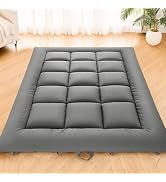 DOWNSTORIA Japanese Floor Mattress, Foldable Futon Mattress Tatami Mat with Handles, Portable Rol...