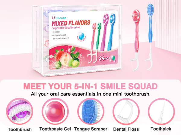travel toothbrush kit