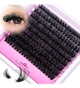 MOONKALI Eyelash Clusters Fluff Lash Clusters Thick 80D Cluster Eyelash Extensions 10-16MM 180Pcs...
