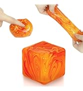 Jiezipaeasy Ice Cube Stress Ball 5cm(1.98", Marble Veined Squishy Fidget Toy for Adults & Kids, S...