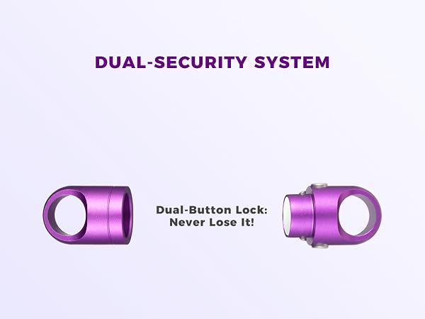 MAGNETIC KEY RING DUAL-SECURITY SYSTEM
