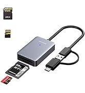 ZIYUETEK USB Type C SD Card Reader, UHS-II V90/V60/V30/2000X/1667X/1000X, Compatible with iPad Pr...