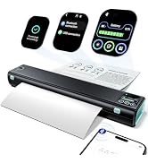 Phomemo Portable Printer with Touchscreen, Upgraded M08D Bluetooth Wireless Thermal Inkless Print...