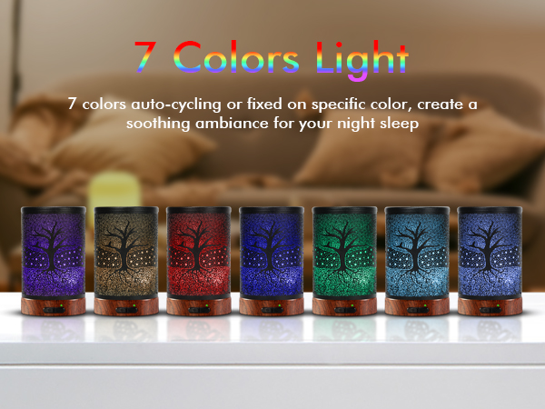 Metal Oil Diffuser Tree Life-3