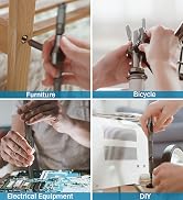 24 in 1 Magnetic Screwdriver Set DIY Ratchet Mini Screwdriver Set Portable Precision Repair Tool ...