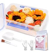 Aboofx 5LBS Silica Gel Flower Drying Kit, Reusable Color Indicating Flower Drying Silica Gel Crys...