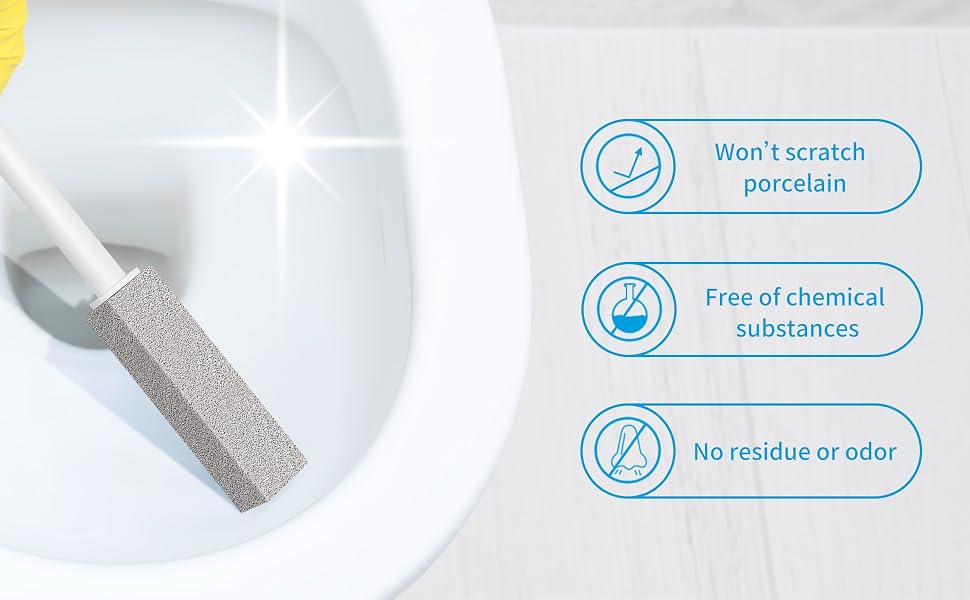 Pumice Stone Toilet Bowl Cleaning