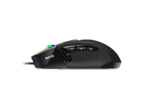 MOJO pro performance silent gaming mouse, wired gaming mice, gamer mouse silent, fully customizable