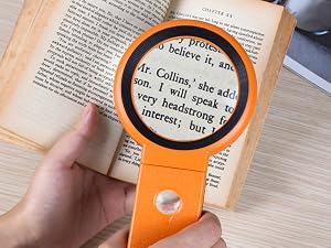 lighted magnifying glass