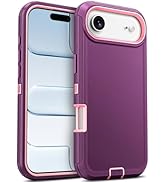 Jelanry Case for Apple iPhone Air 5G 6.5-inch 2025, Heavy Duty Rugged & Dual-Layer Shockproof Dro...