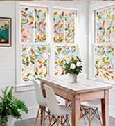 rainbow decorative window privacy film
