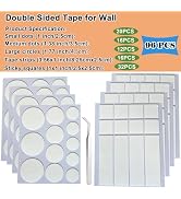 KAIHENG 96PCS Double Sided Tape for Walls, Mounting Tape, Picture Hanging Strips Removable Adhesi...
