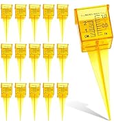 TOTITOM Rain Gauge -15 Pack, 1.5" Sprinkler Rain Guage for Lawn, Reusable Transparent Outdoor Wat...