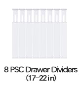 Ryqtop Bamboo Drawer Dividers,17-22" Adjustable Kitchen Drawer Organizer for Clothes,8 Pack Expan...