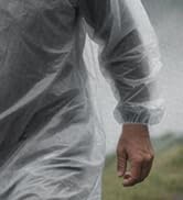 Bruvoalon 6 & 20 Pack Disposable Rain Ponchos for Adults/Youth, Waterproof PE Raincoats with Draw...