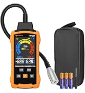 Neoteck Natural Gas Detector Gas Leak Detector with 12” Gooseneck Combustible Gas Detector with A...