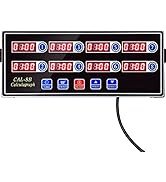 YOOYIST Commercial 8 Channel Kitchen Timer Digital Restaurant Timers Professional Loud Alarm Cook...