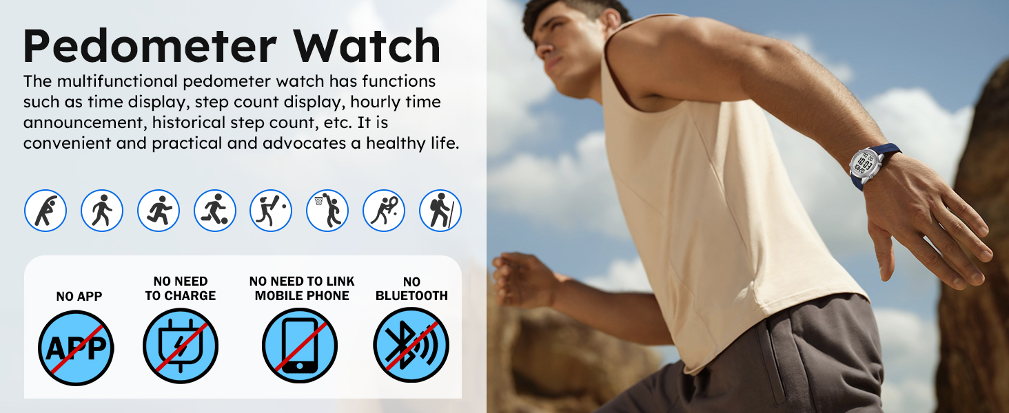 pedometer watch
