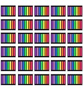 SIQUK 4200 Pieces Page Marker Tabs Colored Sticky Page Tabs Page Flags Fluorescent Tape Flags Ind...