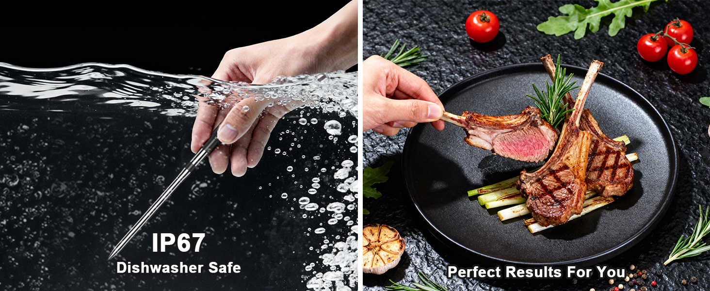 IP67 waterproof for dishwasher safe