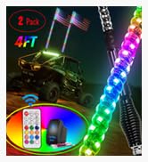 Nilight led whip light, led rock lights, antenna whips