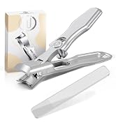 Toenail Clippers for Thick Nails for Seniors, Large German Toe Nail Clippers Set for Men with Cat...