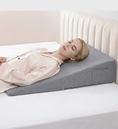 Vekkia 34" Extra-Long Wedge Pillow, Back & Arm Support, Bed Wedge Pillow for Sleeping After Surge...