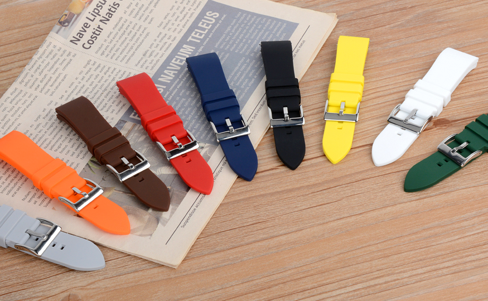 silicone watch band