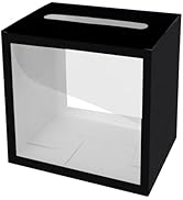 SietDESEO Black Card Box for Party Diy Money Card Box Gift Card Box Holder for Wedding Reception ...