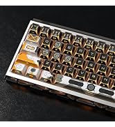 Womier Double Shot PBT Keycaps, Dye Sub Shine Through Spaceship Key caps | 133 Keys Custom Keycap...