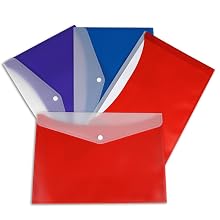 Reusable Poly Envelope with Snap Closure