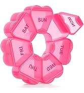 Large Weekly Pill Organizer/Box 7 Day, KAPENS Daily Vitamin Case Large Capacity Compartments, Pil...