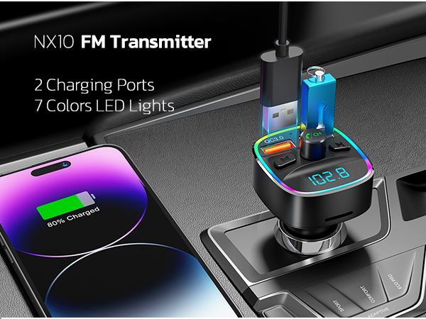 radio to phone transmitter for car auxiliary cord for car mp3 player bluetooth & fm transmitters