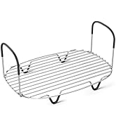 Goldlion Steam and Roast Rack Compatible with Ninja Crockpot Slow Cooker - Stainless Steel Roasti...