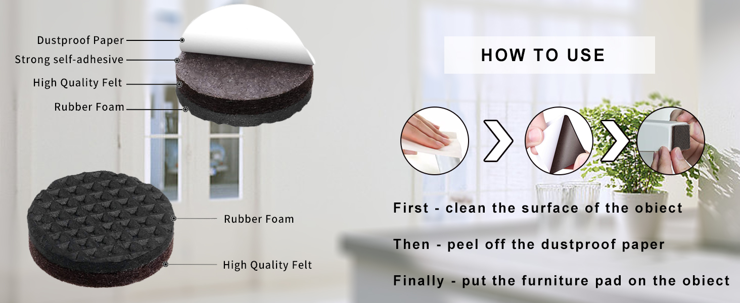 Non Slip Furniture Pads