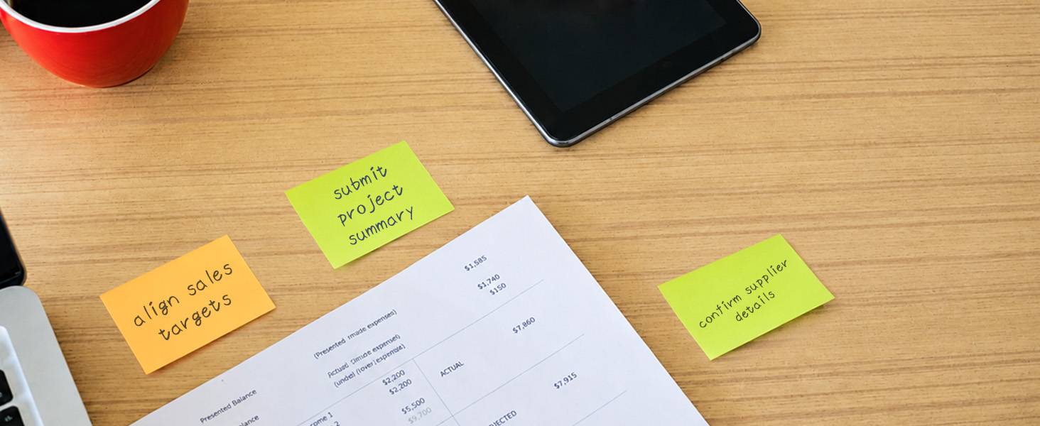 sticky notes