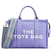 Fancy Forest The Tote Bag for Women with Zipper,Large/Medium/Small Size,Canvas/PU leather/EVA/Fuz...