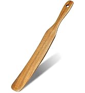 Skinny Wooden Spurtle for Sourdough Starter,Dough Whisk,Reaching Bottom of Jar,Spurtles Kitchen T...