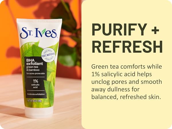 BHA Green Tea Face Scrub