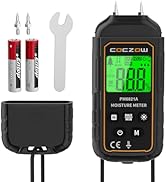 Moisture Meter, Moisture Meter with Battery and LCD Display, Suitable for Quickly determining the...
