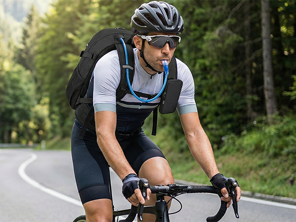 This TILYMOL waterproof backpack keeps your things dry. Ride confidently in any weather