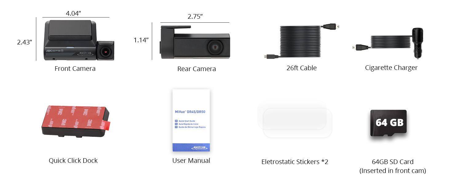 DR45 Packing list