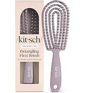 Kitsch Hair Brush Detangler – Flexi Flow Hair Brush for Women, Men & Kids | Detangling Brushes fo...