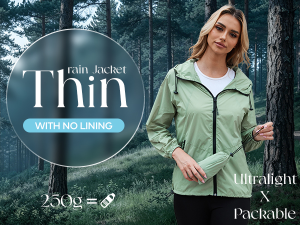 packable rain jacket