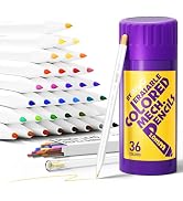 WUO 3.0mm Mechanical Colored Pencils 36PCS with 36 Lead Refills | Refillable Colored Pencil Set w...